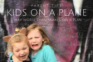Kids on a Plane (way worse than Snakes on a plane!)